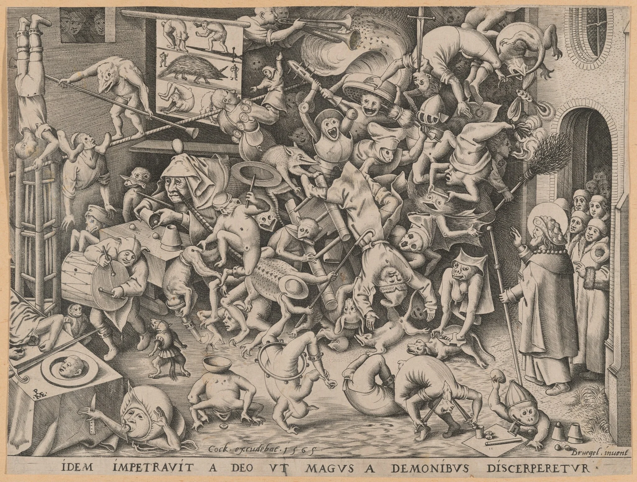 The Fall of the Magician, detail