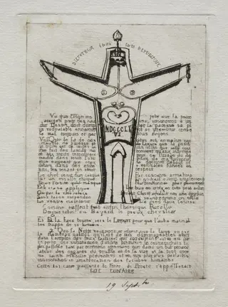 Lunar Law, by Charles Meryon, 1866