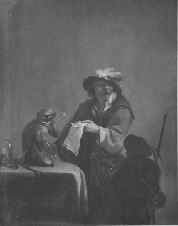 Der Marktschreier, detail
