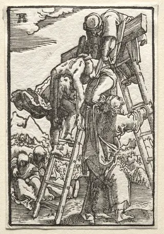 The Fall and Redemption of Man: Descent from the Cross, by Albrecht Altdorfer, 1515