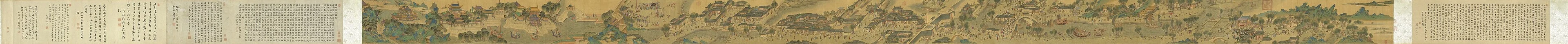 Along the River During the Ch'ing Ming Festival Season, detail