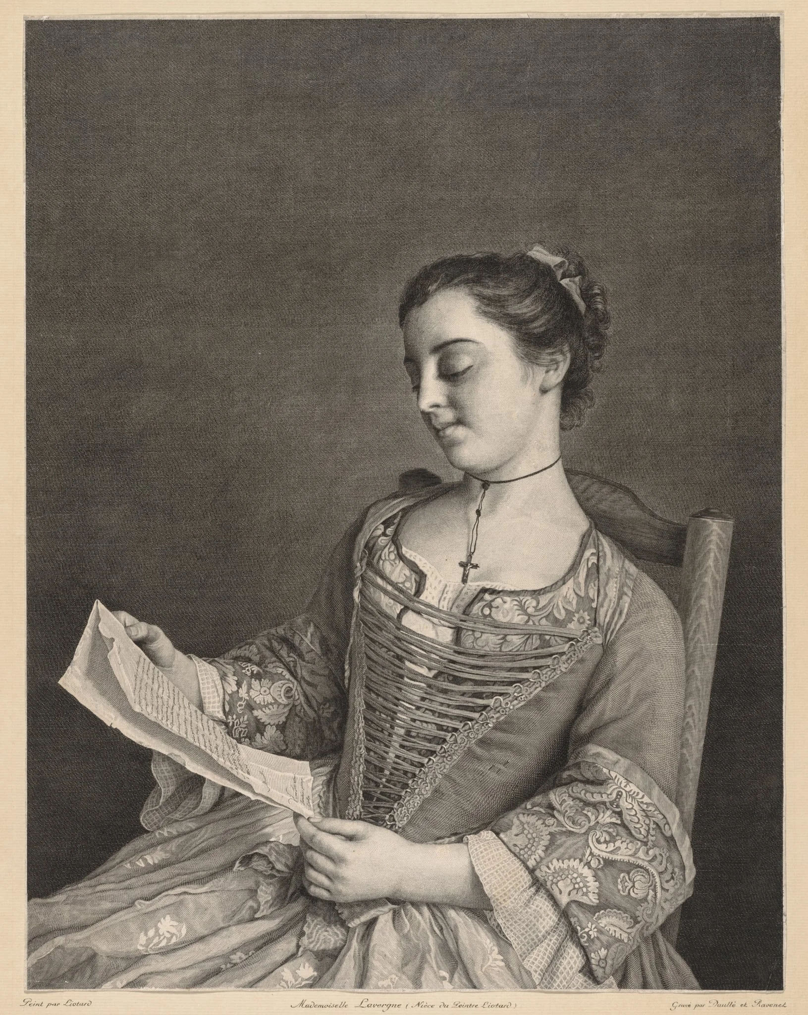 Mademoiselle Lavergne, detail