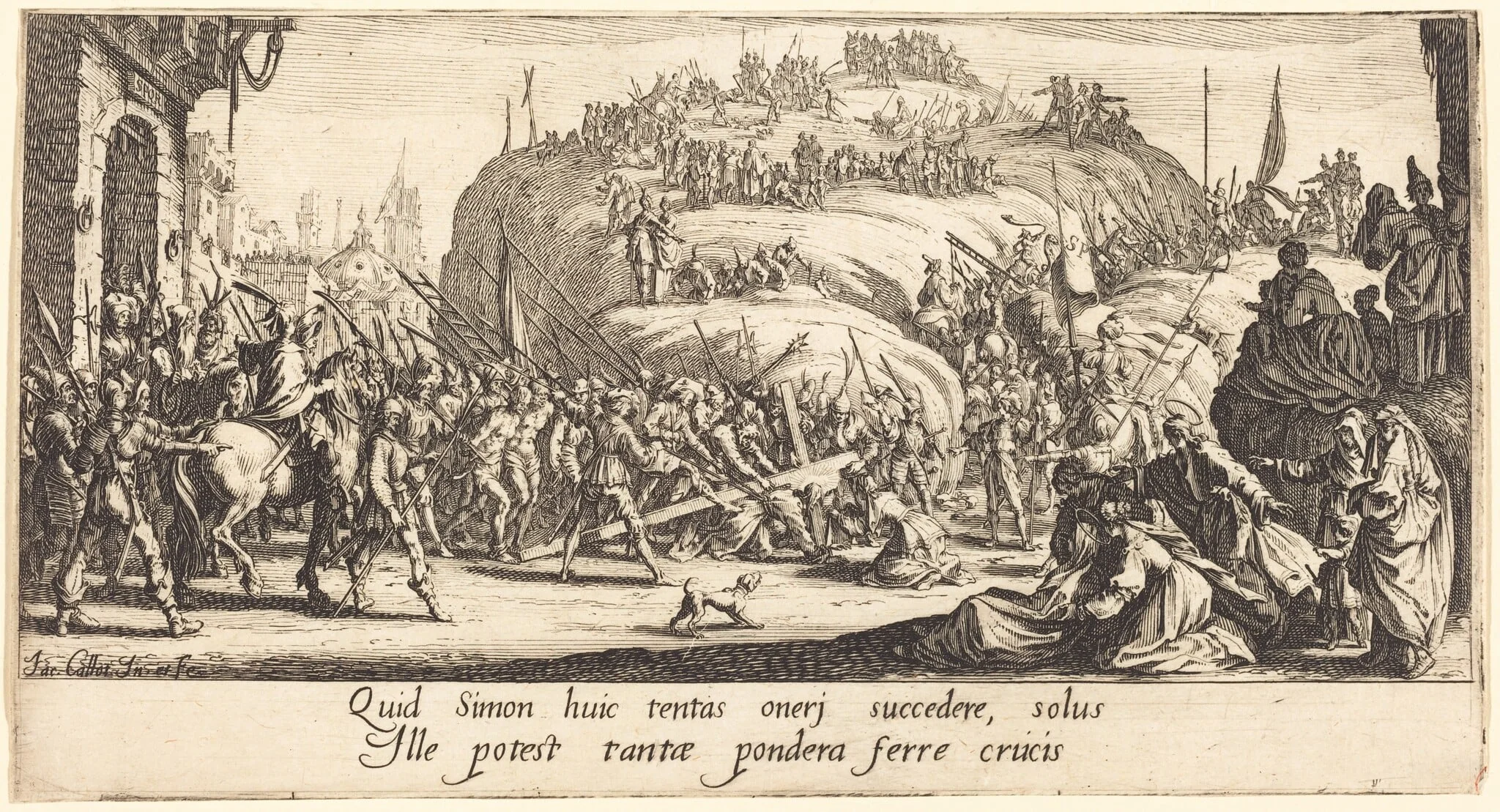The Carrying of the Cross, detail
