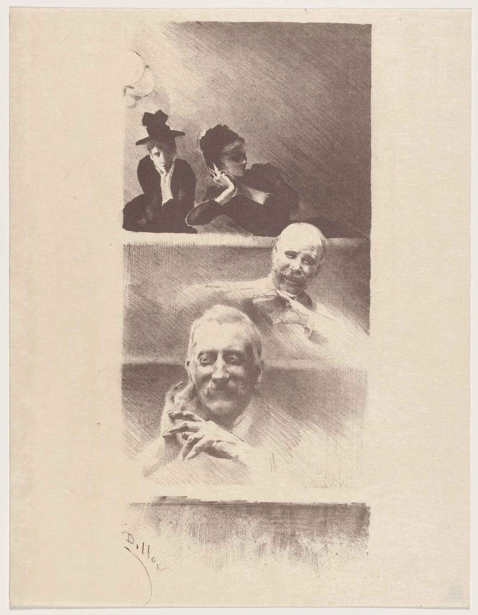 Au théâtre, detail