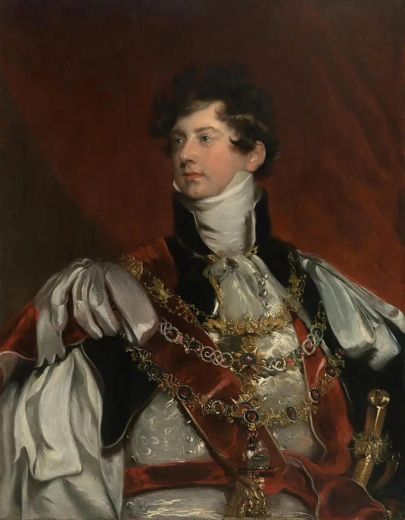 George IV of England, by Thomas Lawrence, oil, 1823