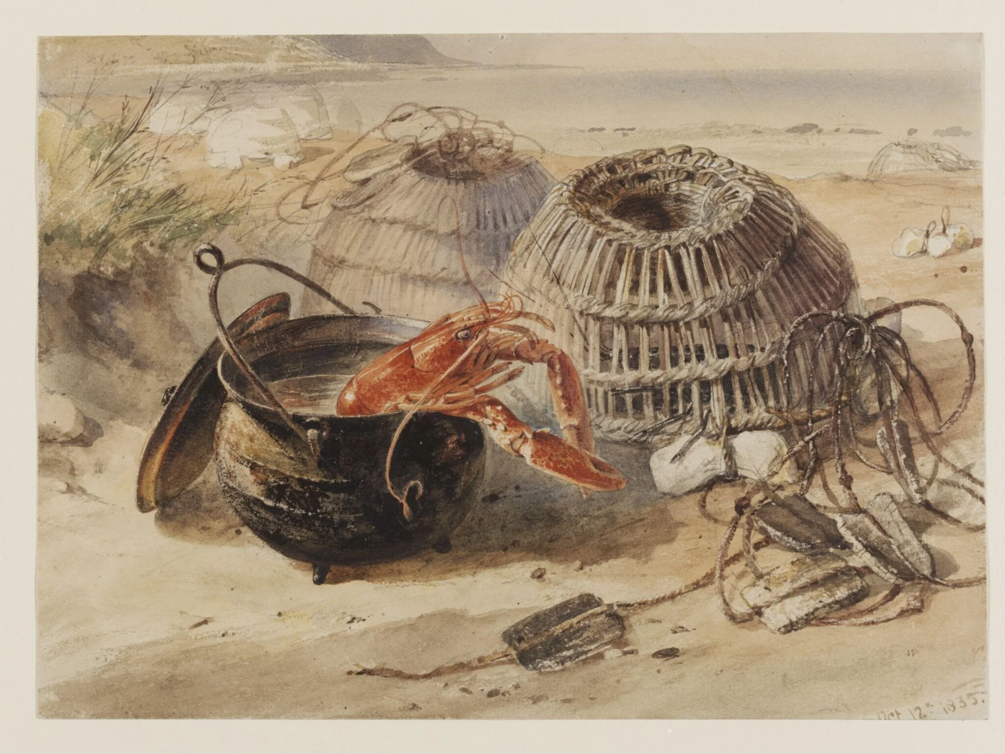 Lobster Pots, detail