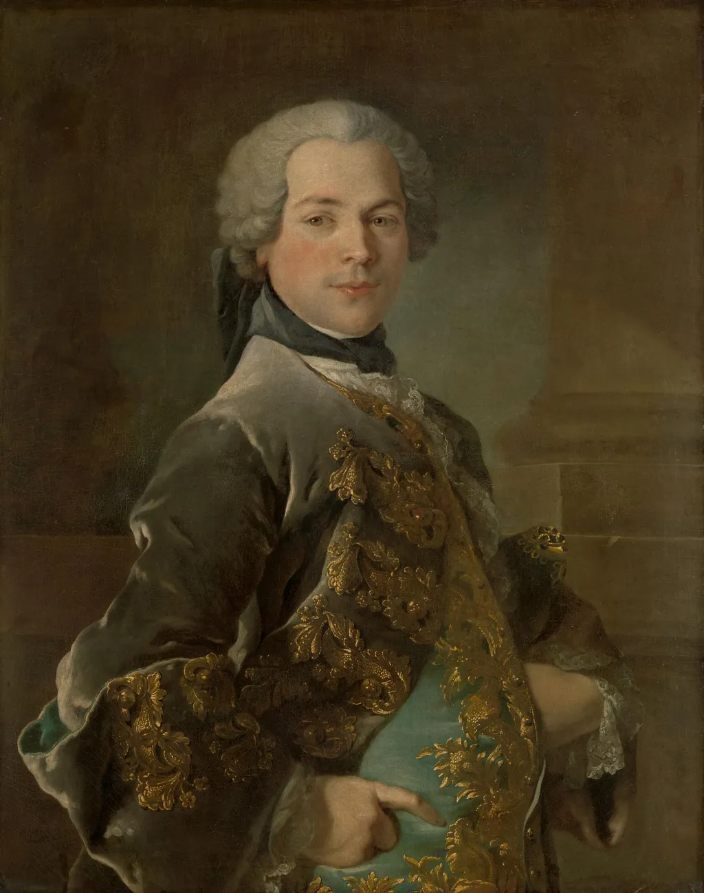 Portrait of Isaac van Rijneveld, by Louis Tocqué, unspecified, 1738