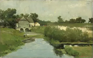 Summer Day, by Johan Hendrik Weissenbruch, oil, 1894