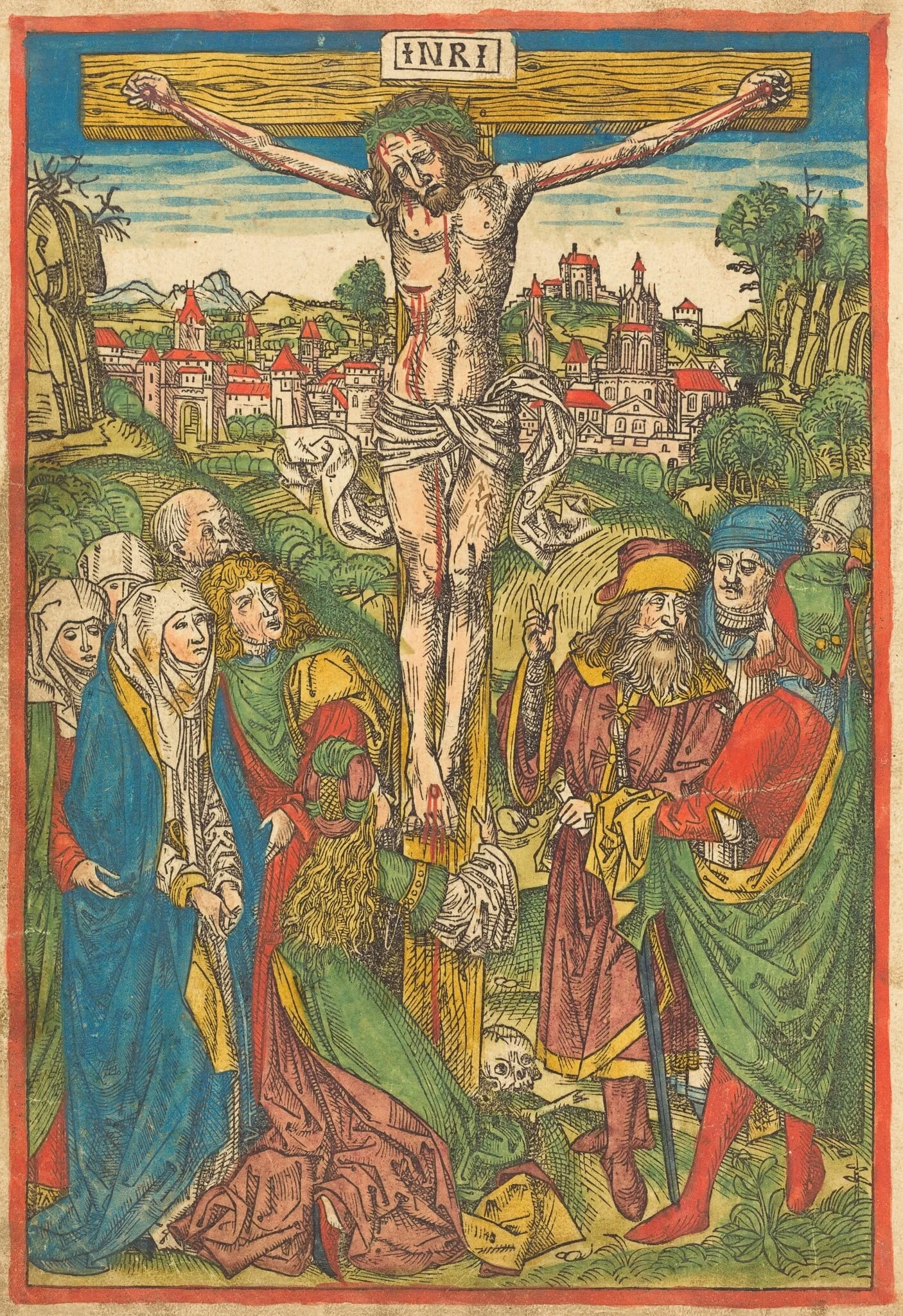 The Crucifixion with Saint Mary Magdalene, detail