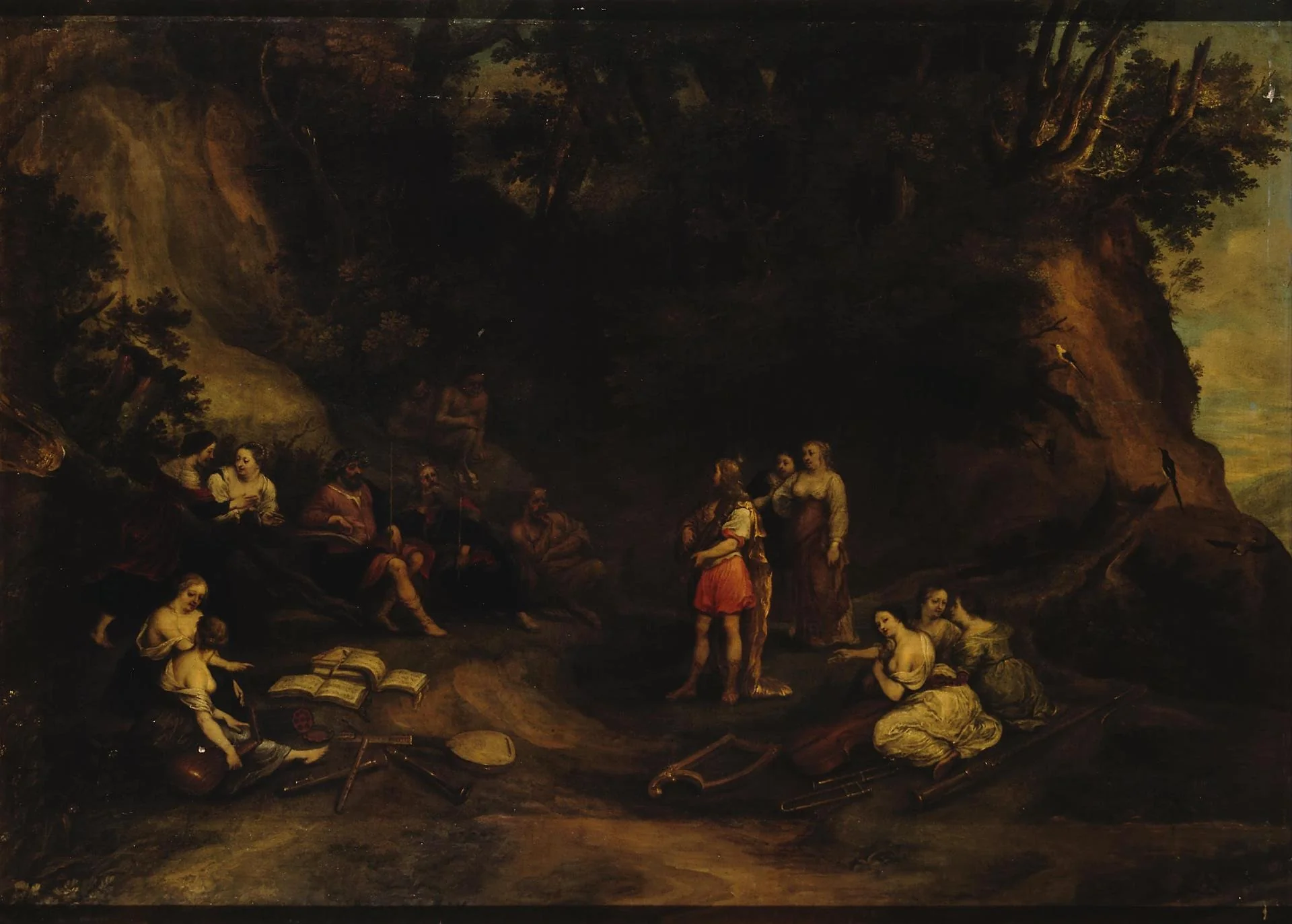 Midas's Judgement, detail