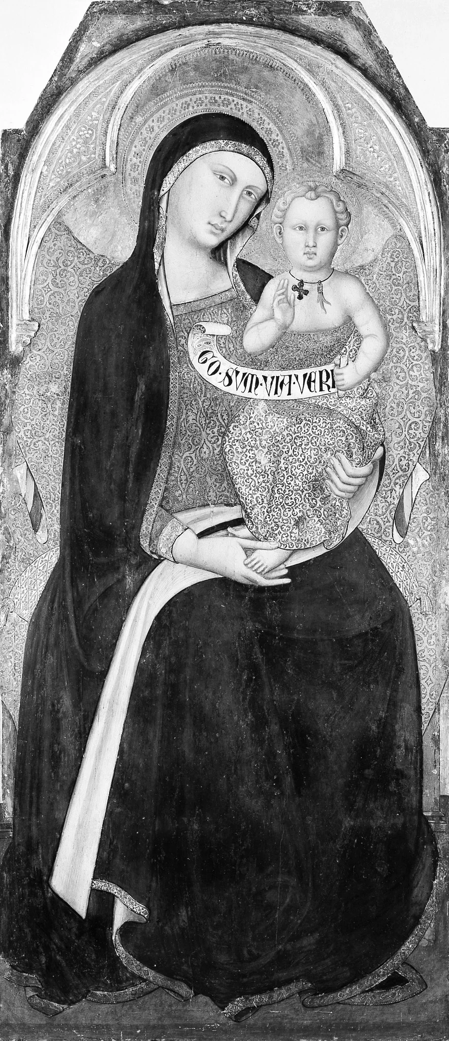 Madonna and Child, detail