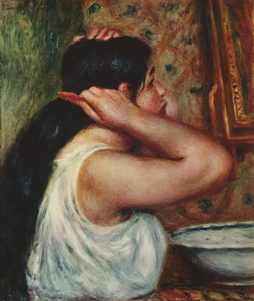 La Toilette, by Auguste Renoir, oil, 1907