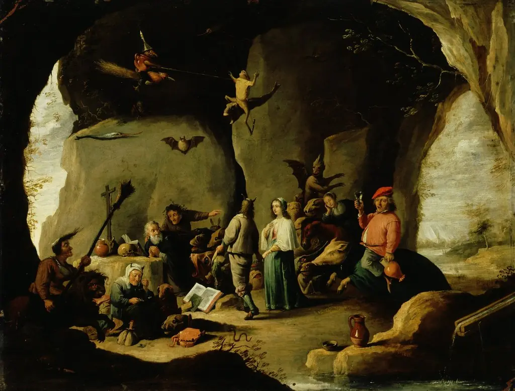 Temptation of St. Anthony, by David Teniers the Younger, unspecified, 1660