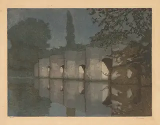 Stopham Bridge, by Edward Louis Laurenson, 1914