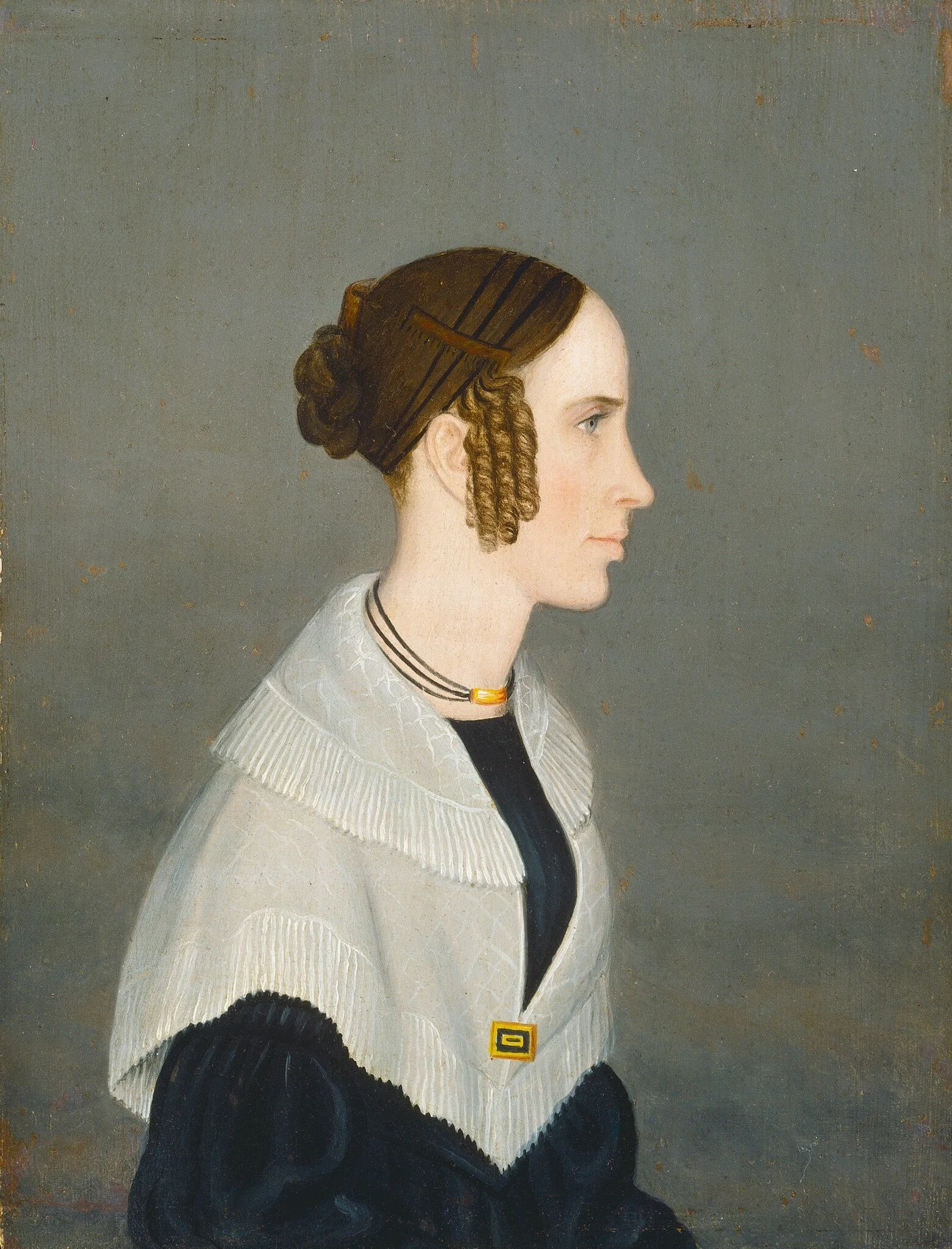 Profile Portrait of a Lady, detail
