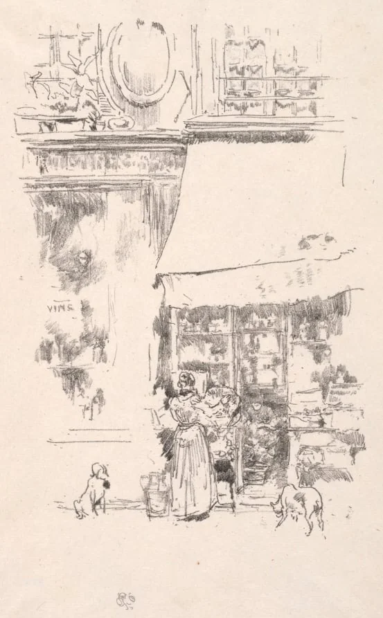 La fruitière de la Rue de Grenelle, detail