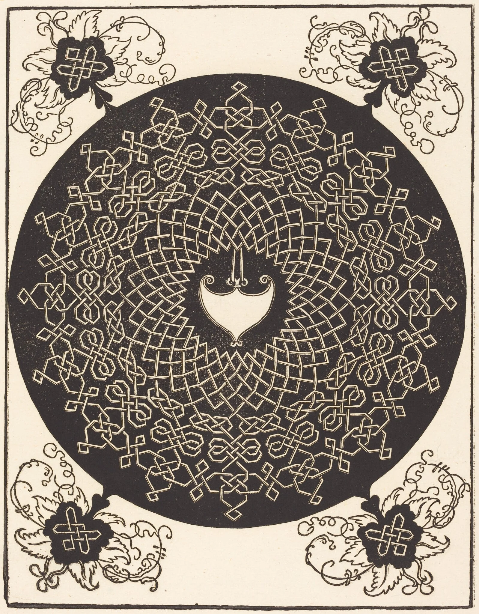 The First Knot (with a heart-shaped shield), detail