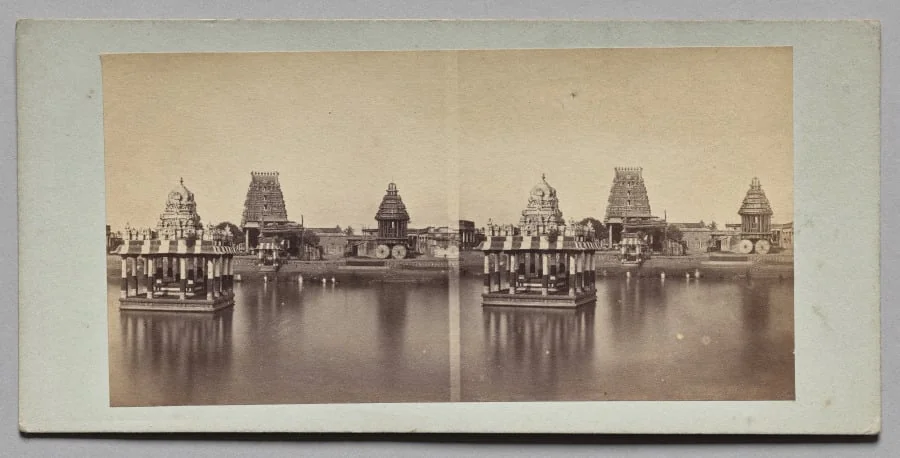 Temple Tank, Tamil Nadu, detail