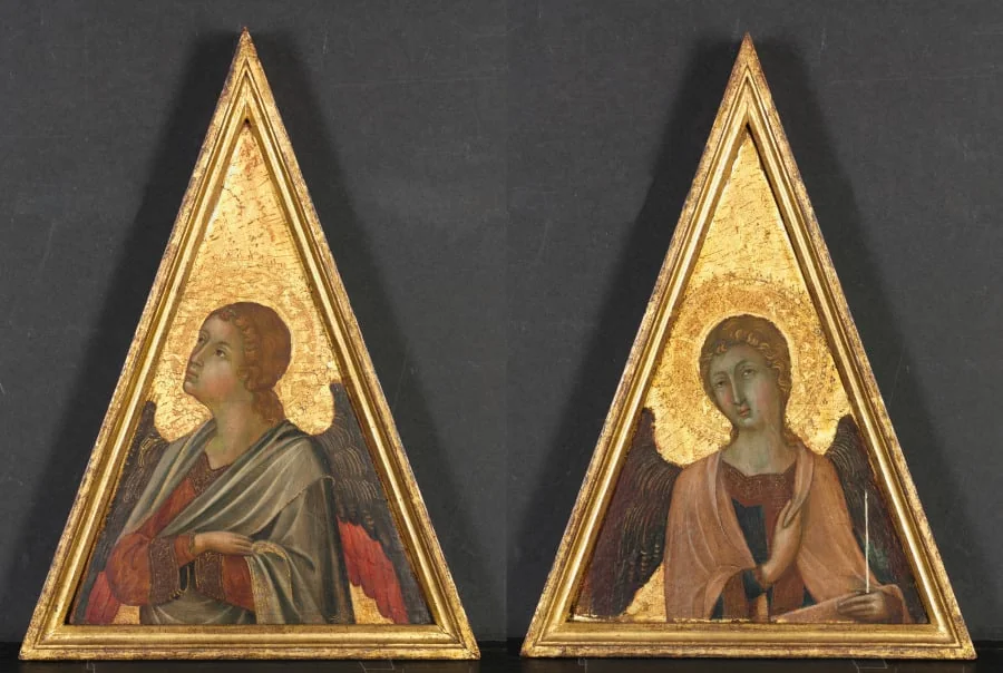 Pinnacle with Angel (pair), detail