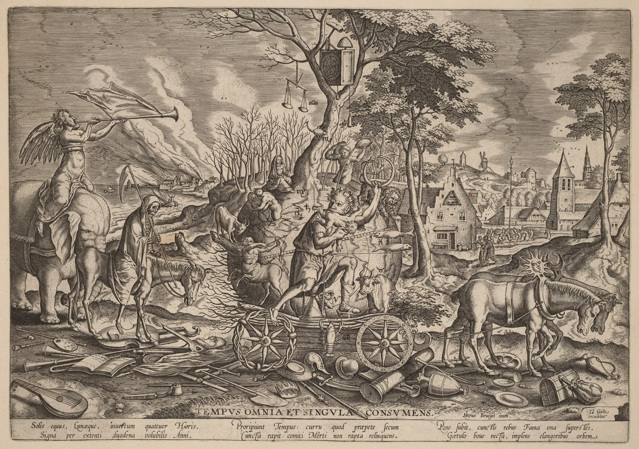 The Triumph of Time, detail