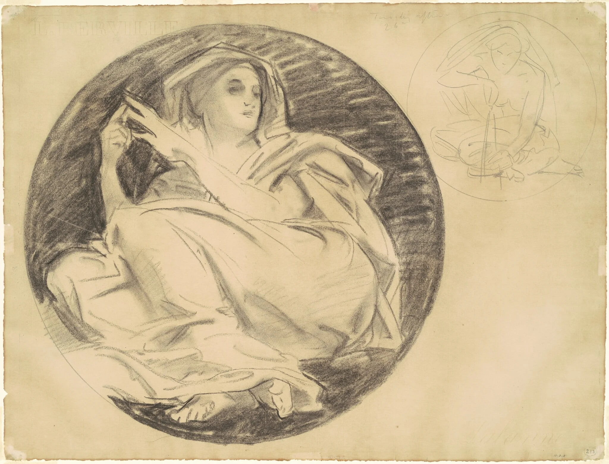 Studies for "Astronomy", detail