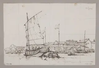 Chinese shipping, by George Chinnery, 10