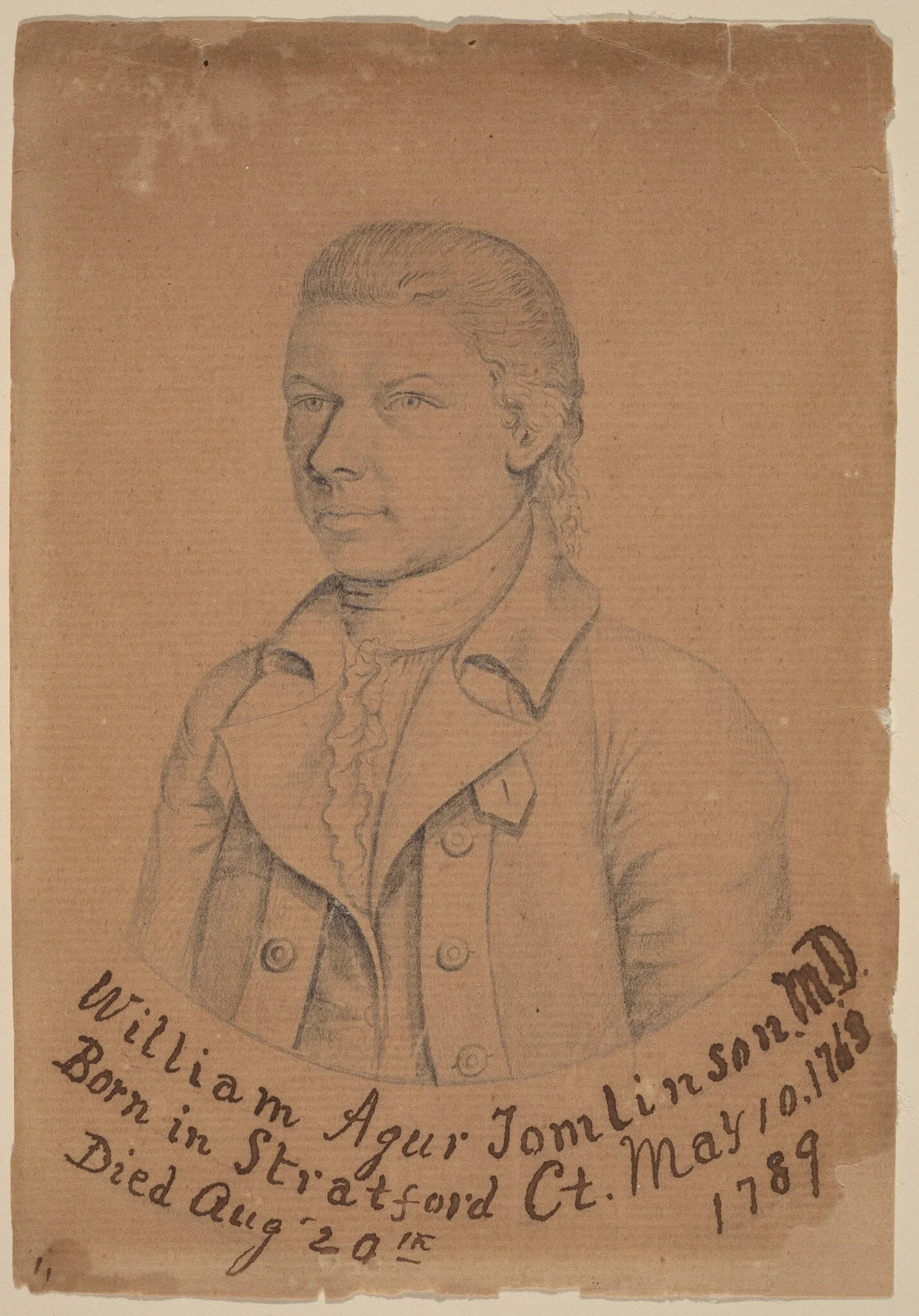 William Agur Tomlinson, M.D., detail