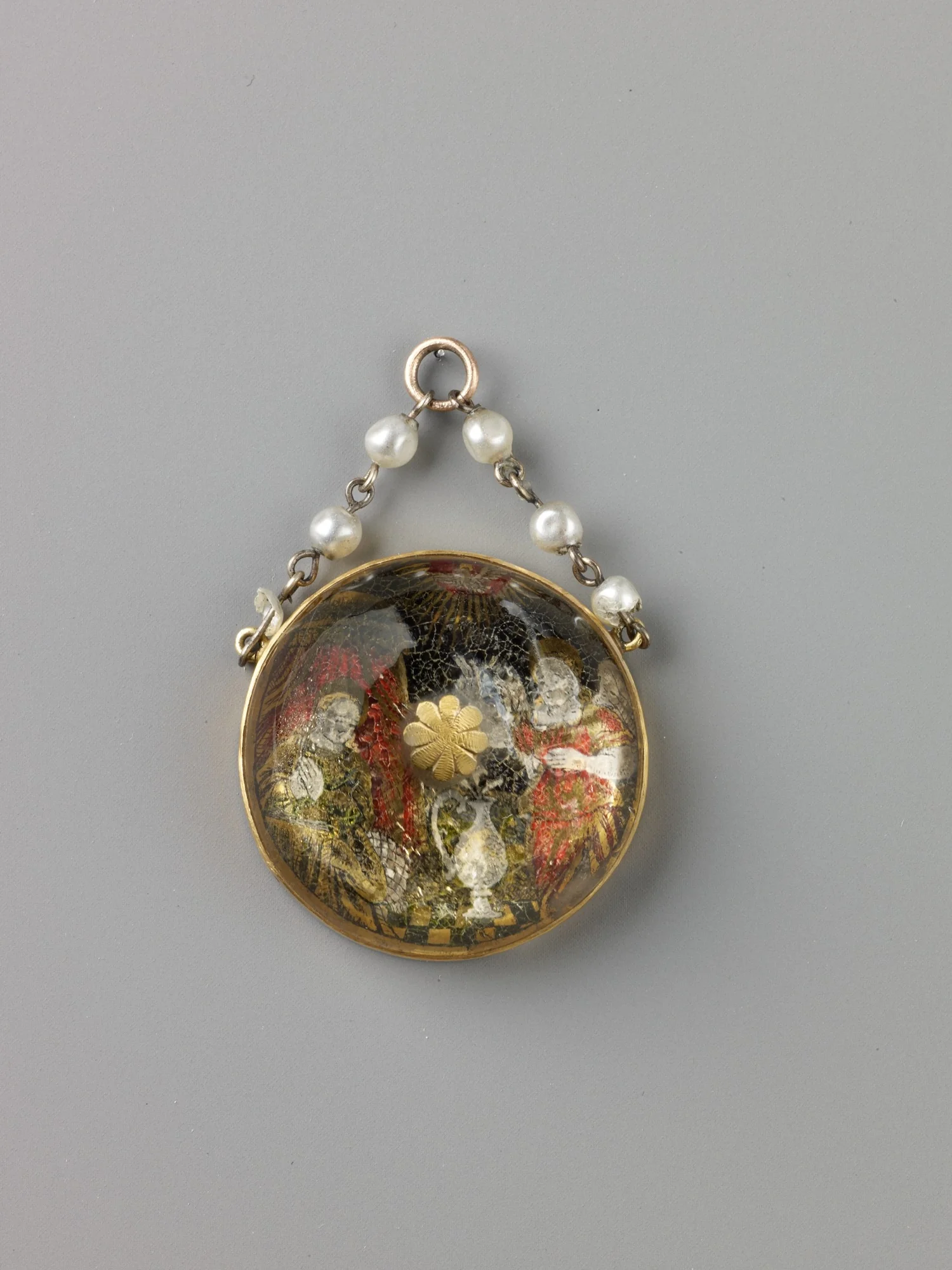 Devotional pendant, detail