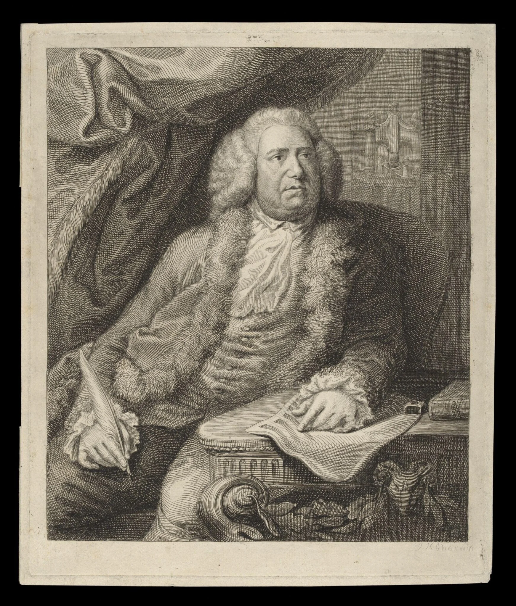 H Beard Print Collection, detail