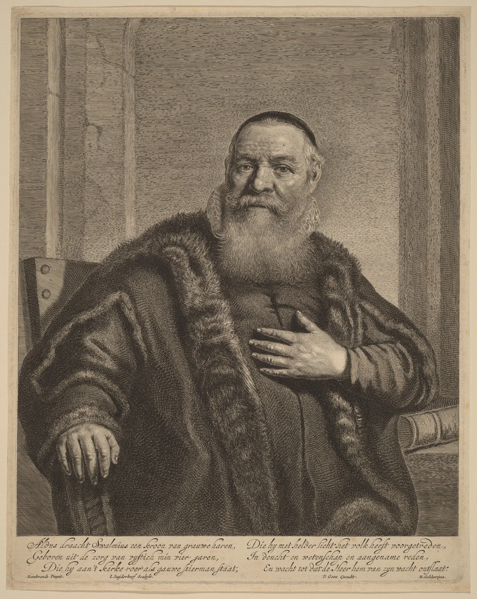 Eleazer Swalmius, detail