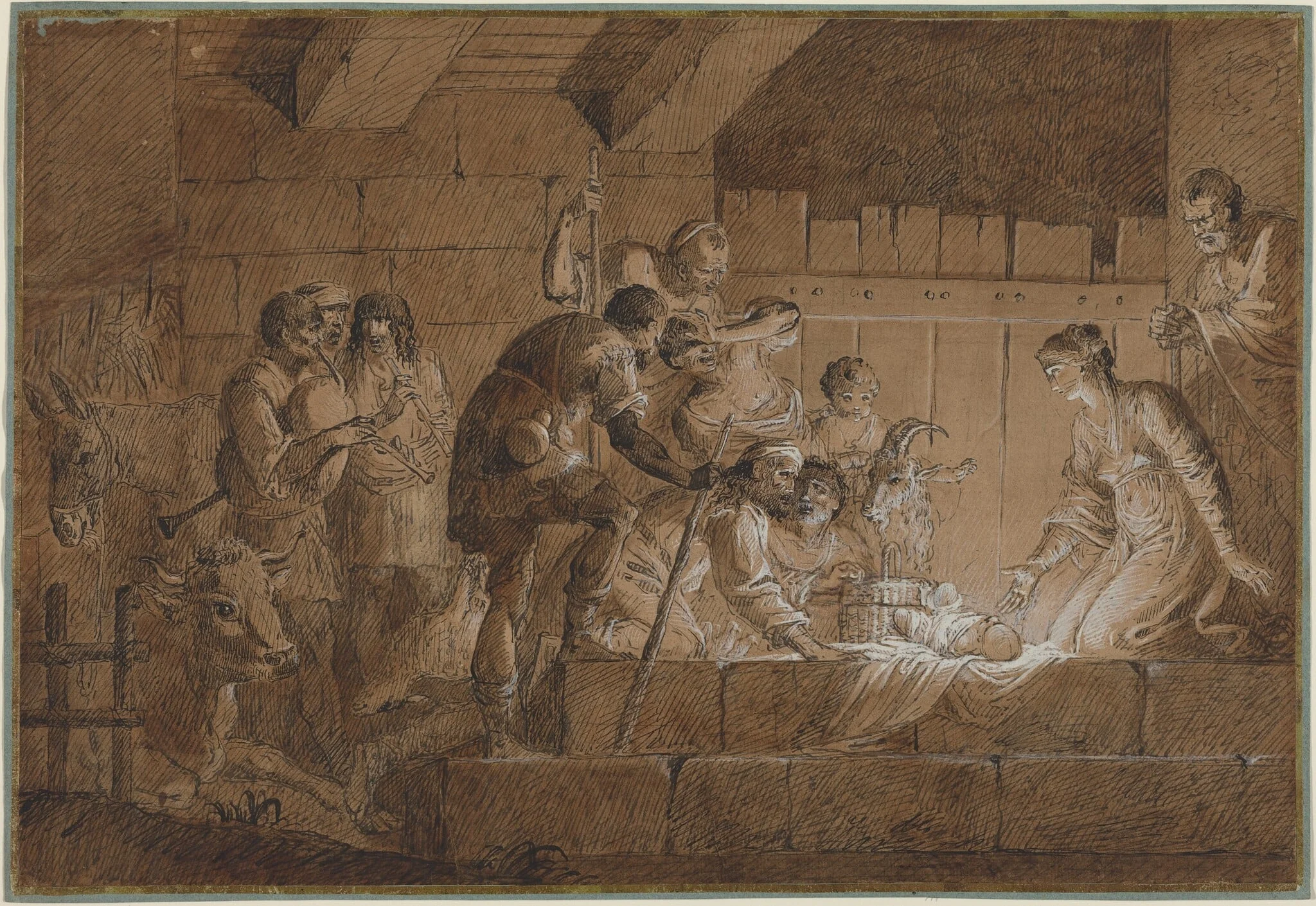 The Nativity, detail