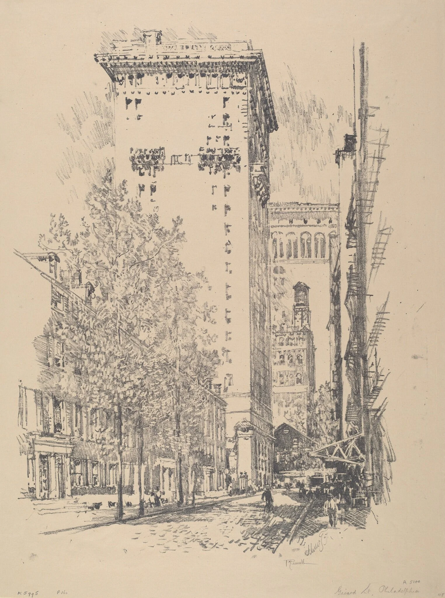 Girard Street, detail
