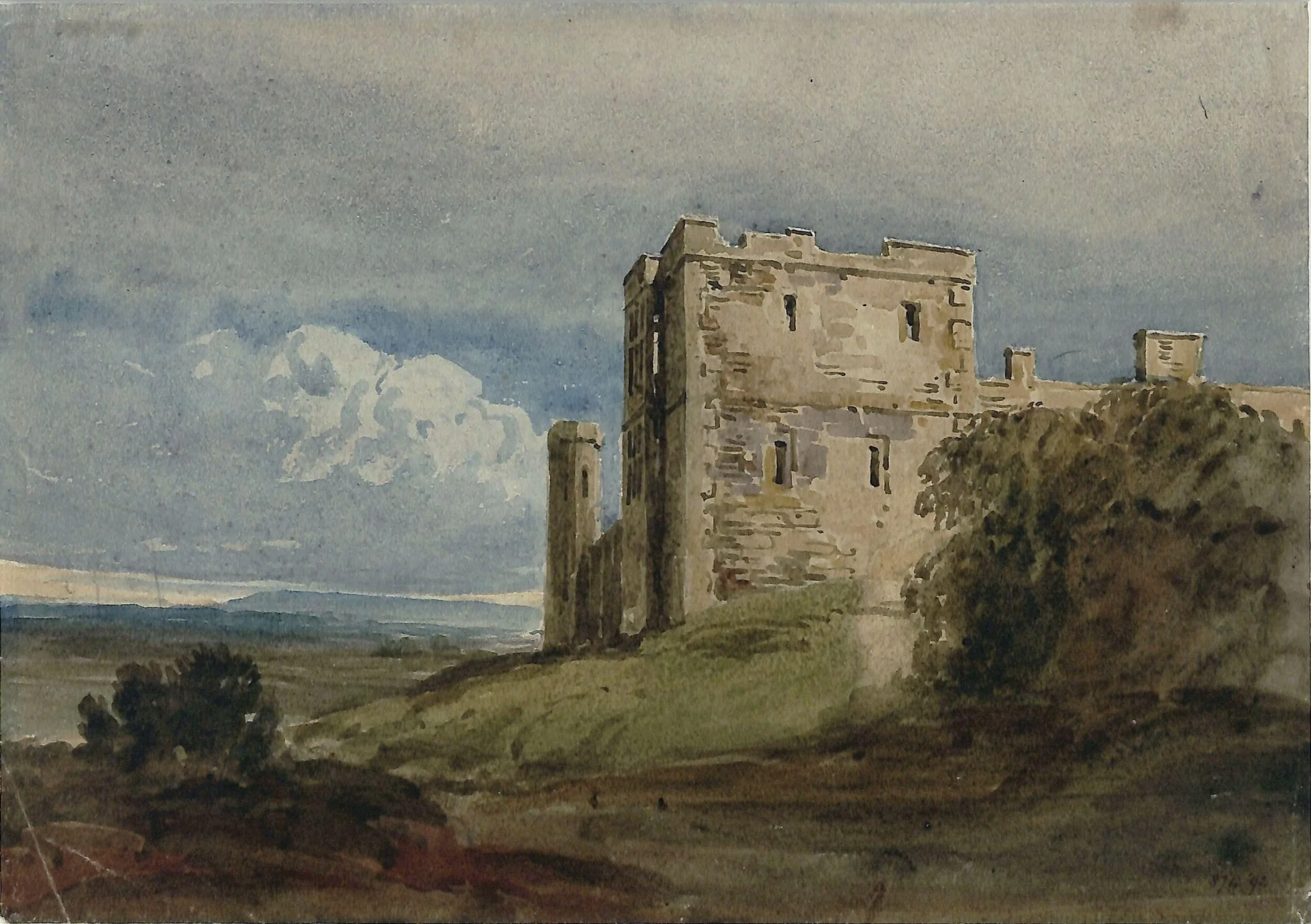 Landscape with Castle, detail
