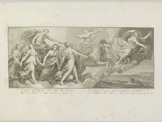 The Chariot of Aurora, by Francesco Pozzi, 1850