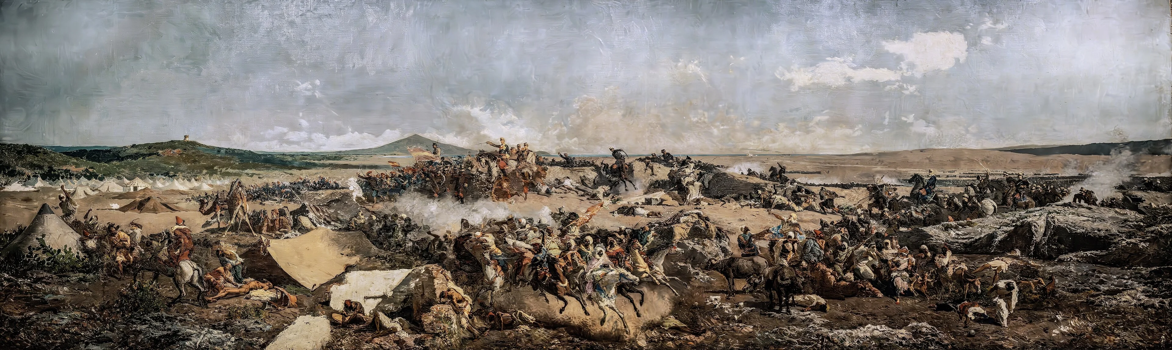 La Batalla de Tetuan, detail
