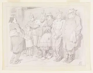 Waiting For Relief, by John Tenniel, 1894