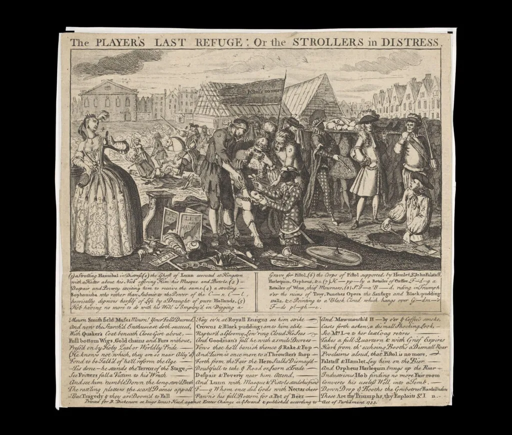 H Beard Print Collection, by B. Dickenson, 1735