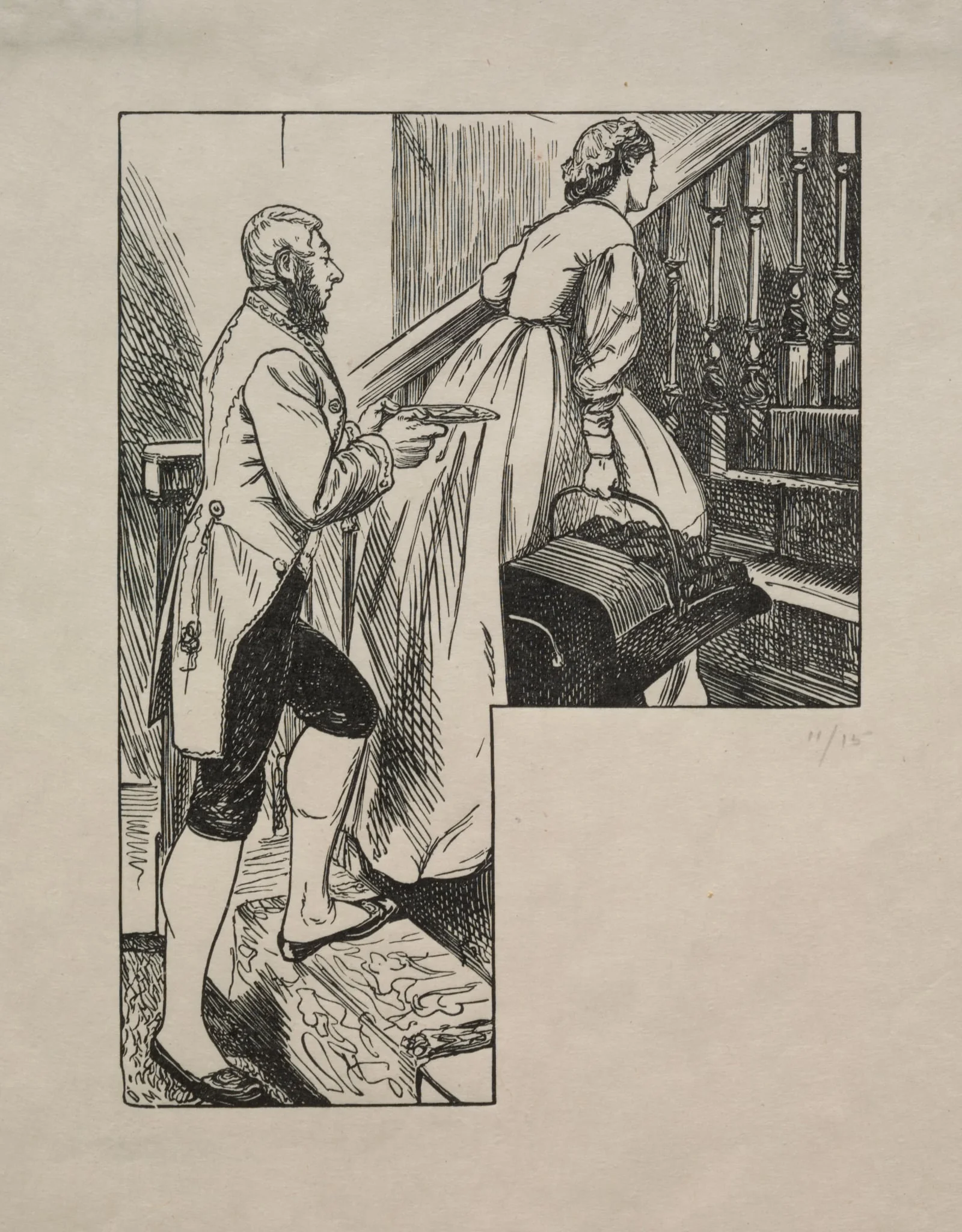 Housekeeping in Belgravia, detail