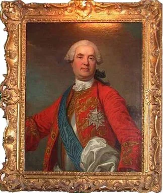 Louis-Charles-César Le Tellier, detail