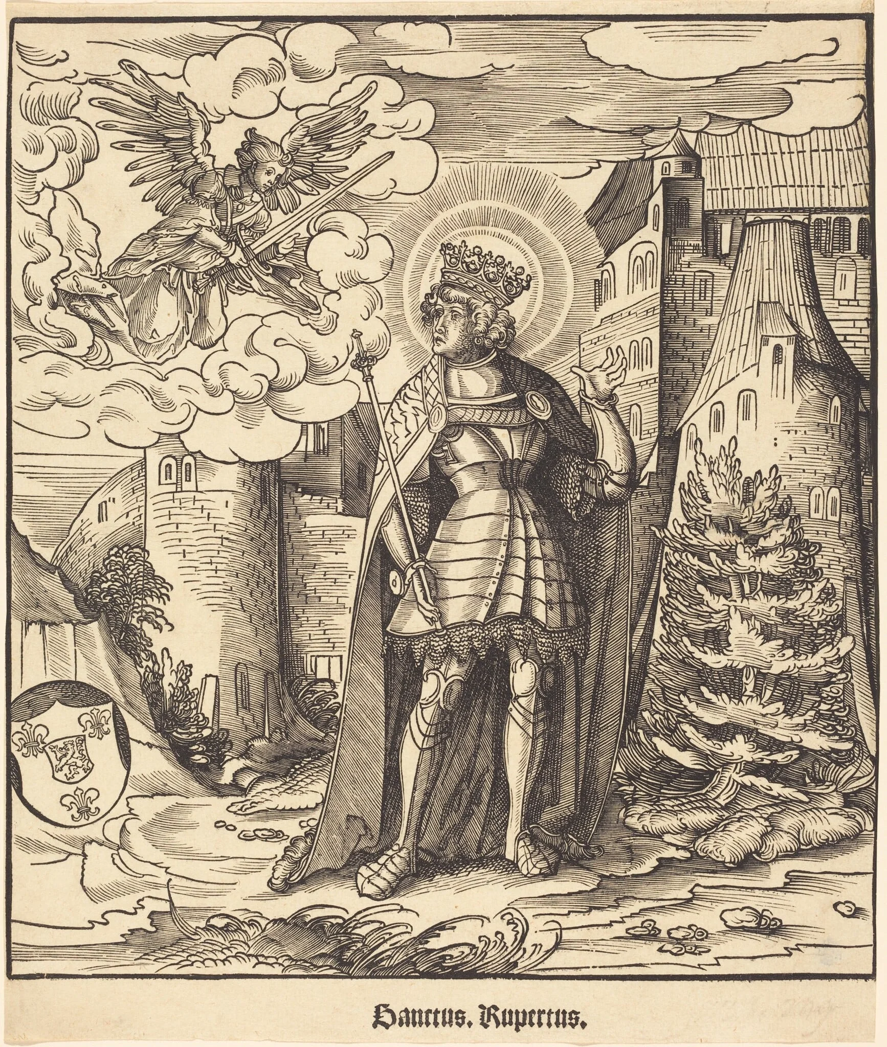 Saint Rupertus, detail