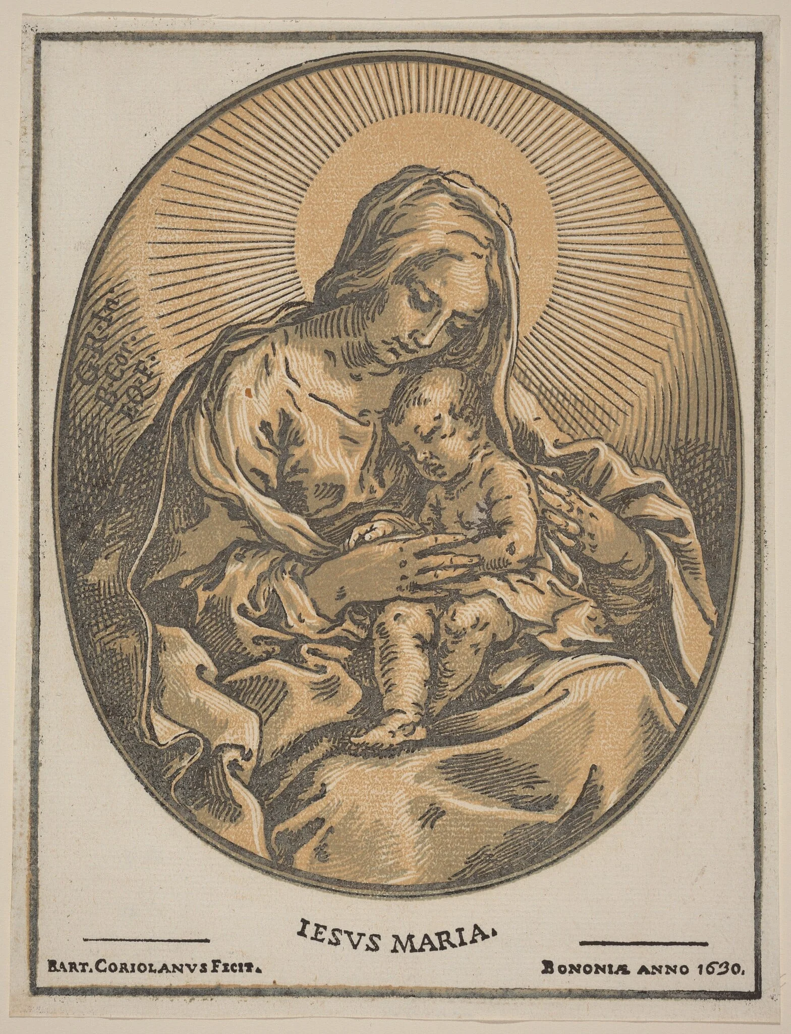 Virgin and Child, detail