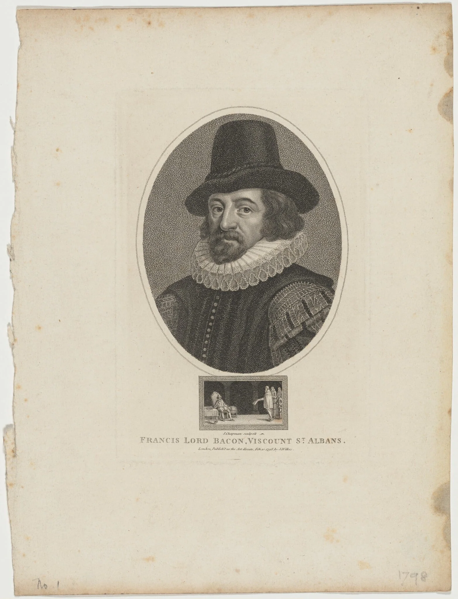 Francis Lord Bacon, detail
