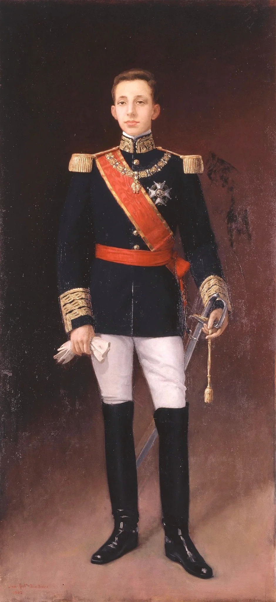Alfonso XIII, detail