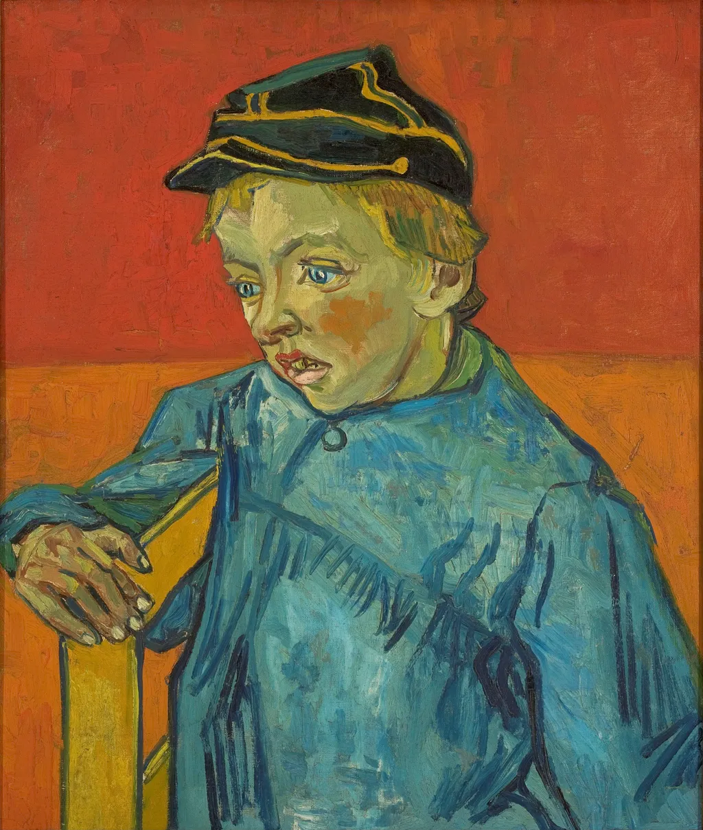 The Schoolboy, by Vincent van Gogh, oil