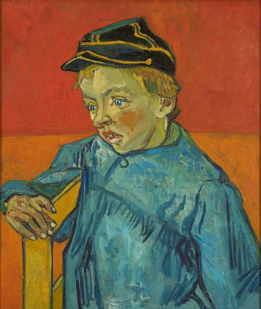 The Schoolboy, by Vincent van Gogh, oil