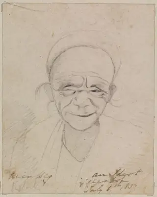 Mir Beg, by Godfrey Thomas Vigne, watercolor, 1837