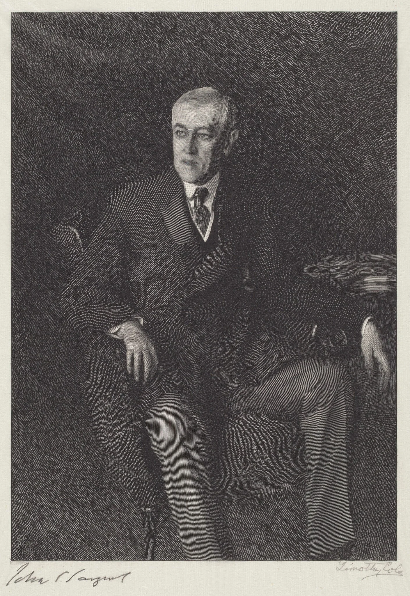 Woodrow Wilson, detail