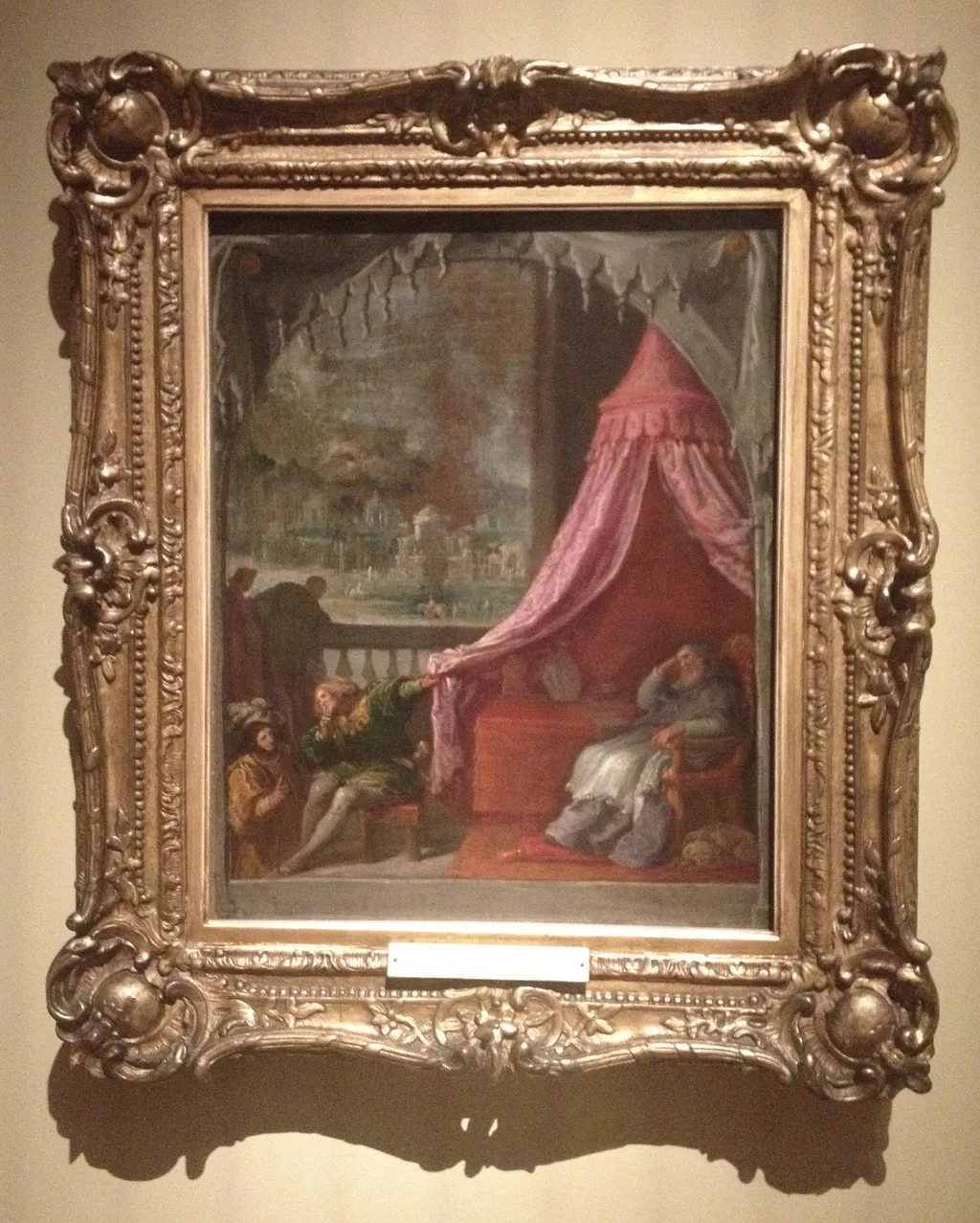 The Dream of Saint Hugh, Bishop of Grenoble, by Vincenzo Carducci, oil, 1629