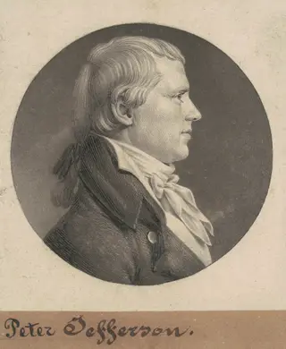 George Jefferson, Jr., by Charles B. J. Févret de Saint-Mémin, ink, 1808