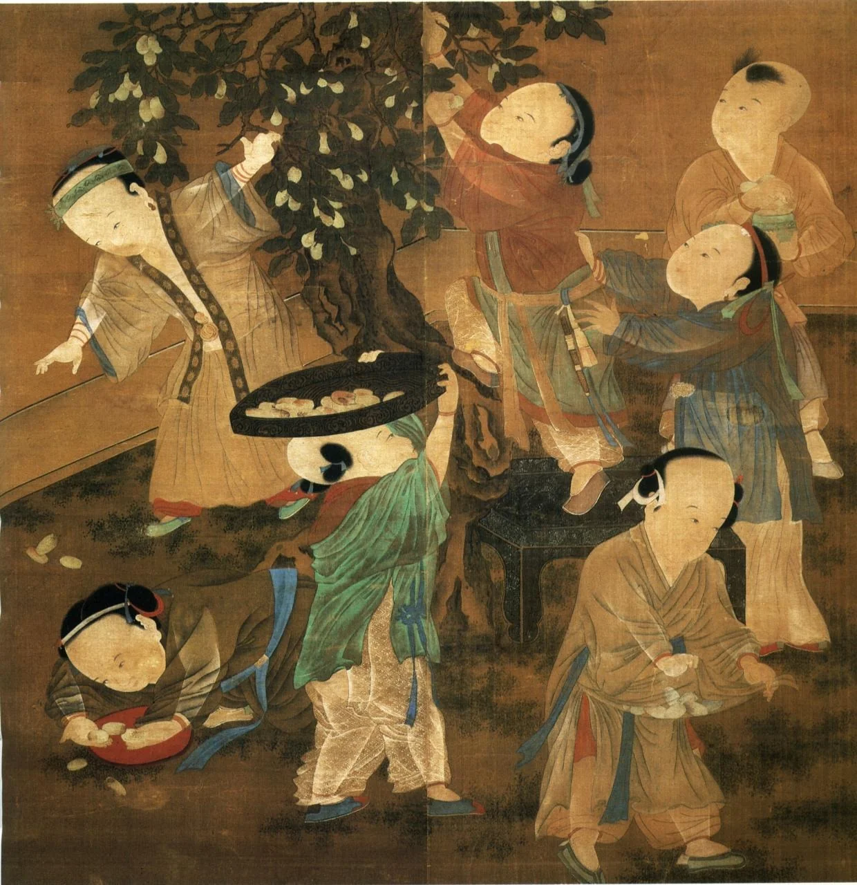 Assaulting the Jujube Tree, detail